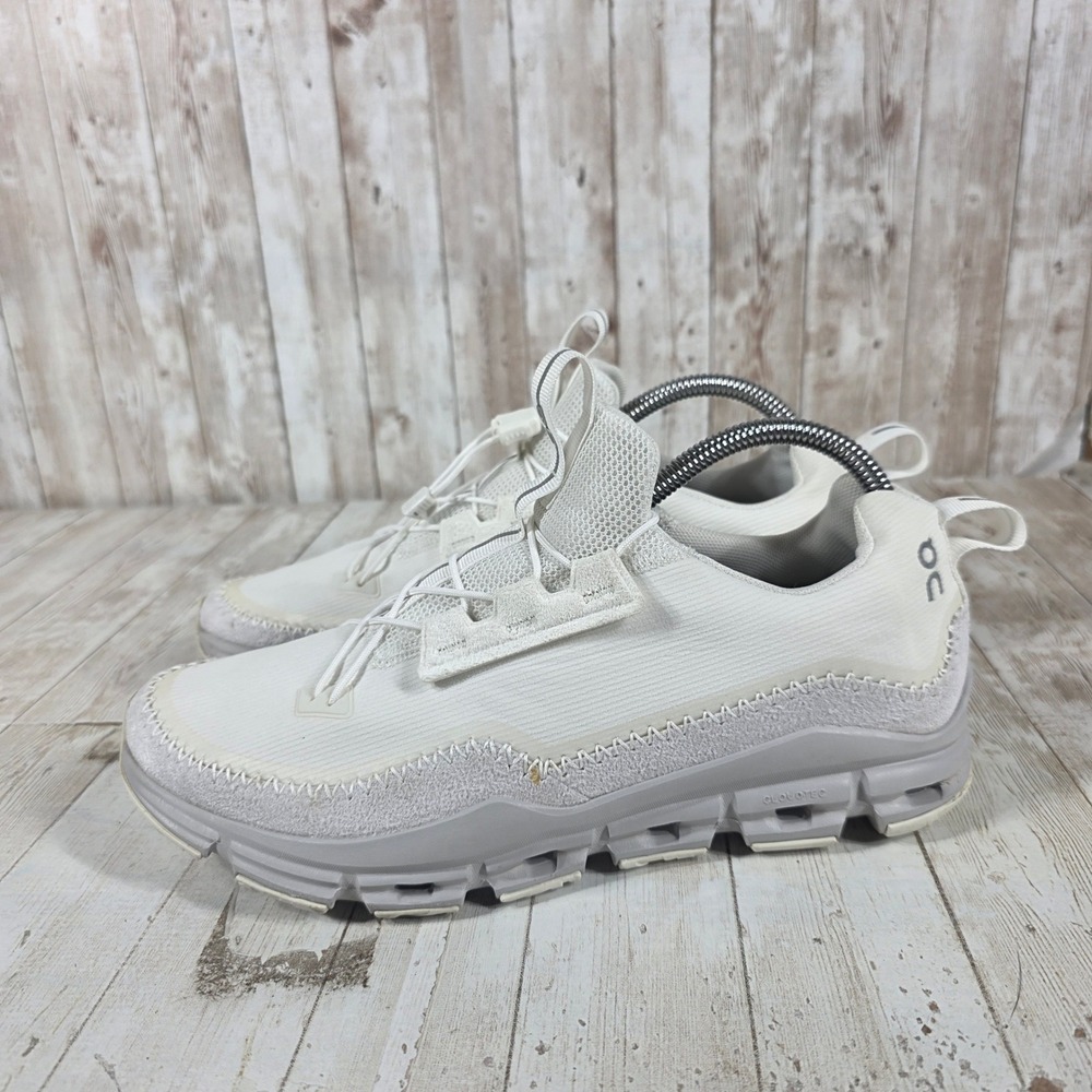 On Cloudaway White Pearl Swiss Engineering Sneakers 49.98304 Womens 10 - Picture 4 of 8